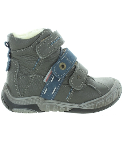 Healthy kids gray leather boots for winter with support Healthy kids gray leather boots for winter with support