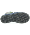 Navy leather high top wool snow boots for boys
