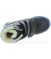Natural leather black snow boots with support Natural leather black snow boots with support