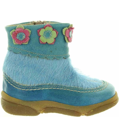 Moki baby blue boots from Italy 