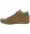 Ankle boots in brown leather for boys