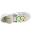 Closed toe pink sandals for a child 