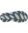 European profiled sandals for boys in blue leather 