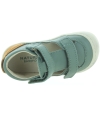 Green boys soft leather sandals with softer soles 