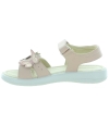 Soft leather sandals with butterflies