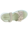 Soft leather sandals with butterflies