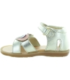 Gold girls ankle sandals with closed heel Gold girls ankle sandals with closed heel
