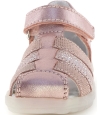 European girls rose ankle closed toe sandals