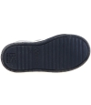 Gray leather school shoes for boys