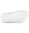 White sneakers for girls with good arch