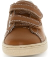 Brown boys shoes for double wide feet 