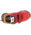 Red sneakers with arches for a child 
