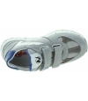 Boys gray sneakers for wide feet and high instep