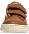 Wide hard bottom blue walking shoes for kids 
