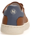 Wide hard bottom blue walking shoes for kids 