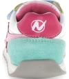 Multi color leather fashion sneakers for kids 