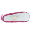 Pink polka dot mocassins for girls