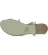 European lime green sandals for older girls or teens