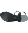 Black Leather European Sandals for Women | Teen Fashion from Europe