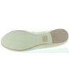 Beige and orange leather flats for women Beige and orange leather flats for women