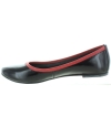 Black and red womans flats from Europe Black and red womans flats from Europe