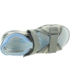 Gray leather boys closed back sandals with support Gray leather boys closed back sandals with support