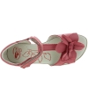 Orange closed back older girl ortho sandals 