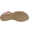 Orange closed back older girl ortho sandals 