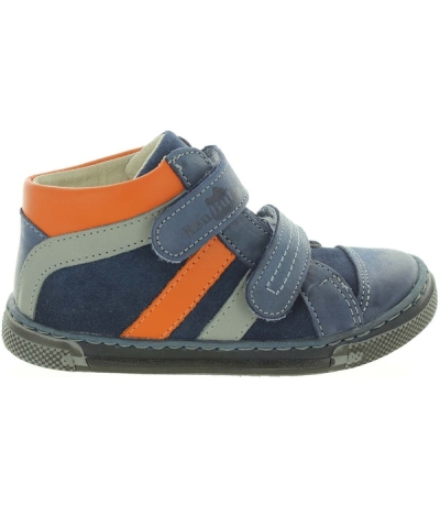 Chubby wide feet boys leather boots from Europe