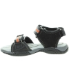 Black leather quality arched boys sandals Black leather quality arched boys sandals