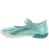 Foot anti smell blue leather shoes for girls Foot anti smell blue leather shoes for girls