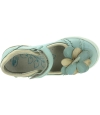 Natural leather mint shoes for girls