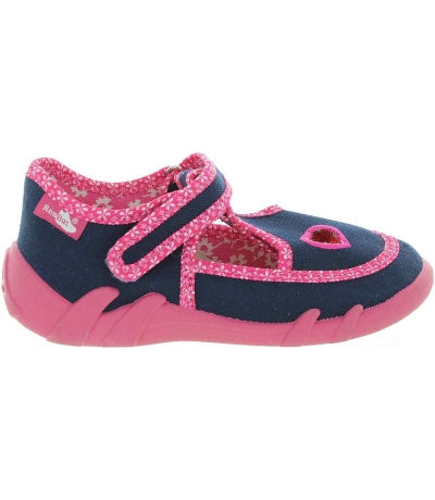Good arch girls foot correction navy slippers