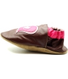 Brown heart robeez baby slippers on sale 