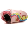 Pink soft sole leather slippers for toddler Pink soft sole leather slippers for toddler